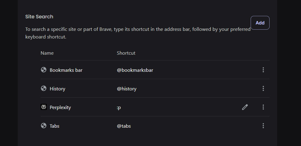 Perplexity Added to Search